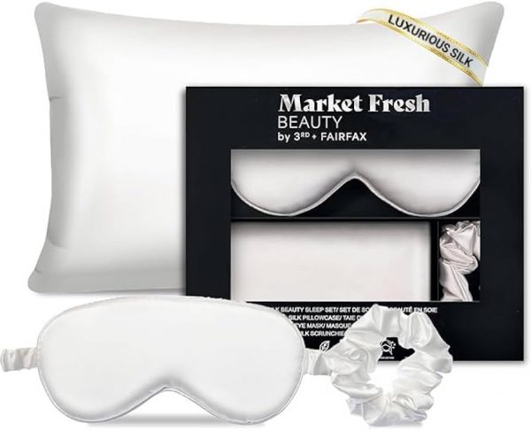 Silk Sleep Mask and Pillowcase Set