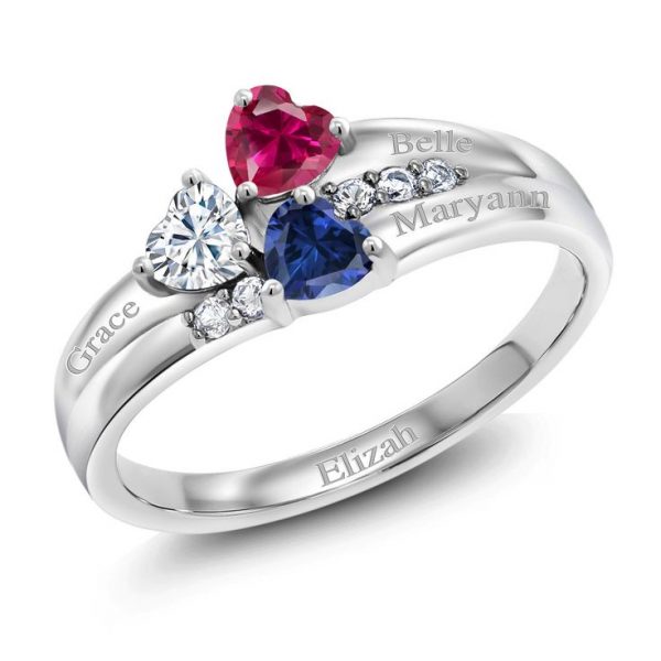 Personalized Birthstone Ring