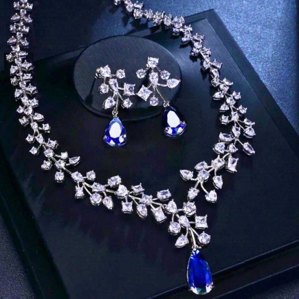 Royal Blue Sapphire Necklace